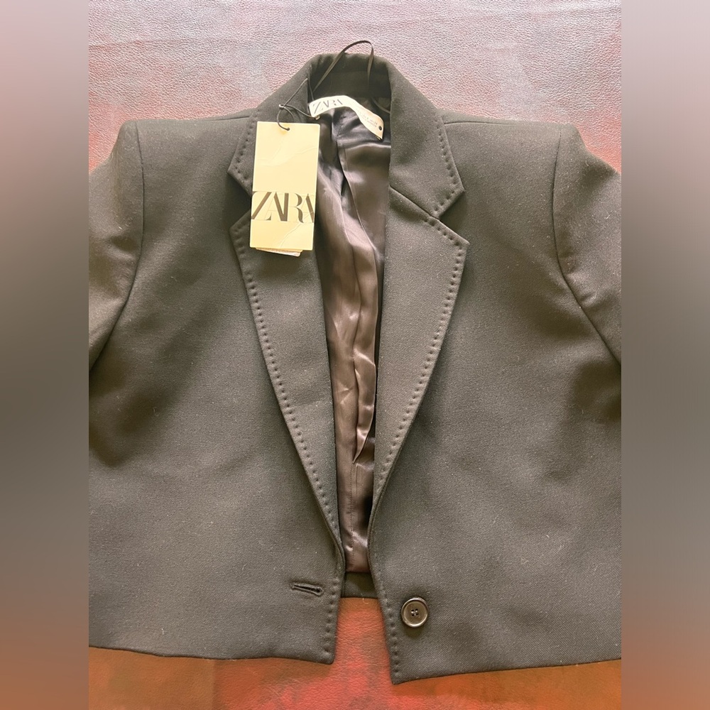 Zara Blazer, Black Size Small NWT - Picture 2 of 8